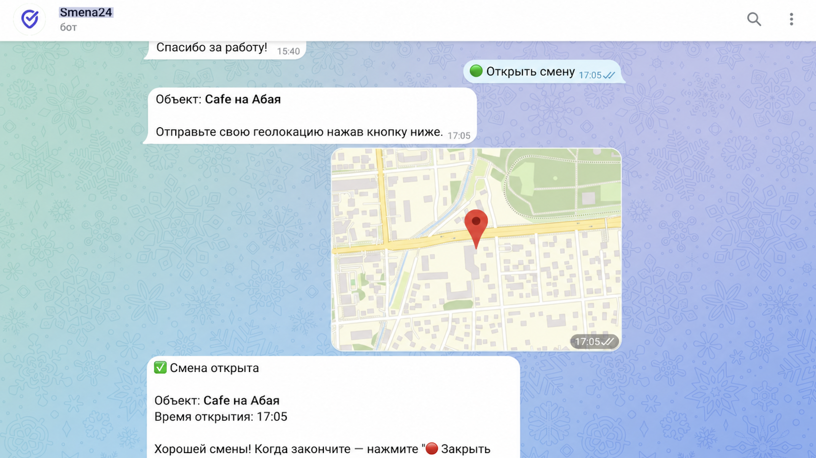 Возможности Telegram-бот